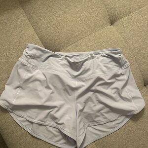 Lululemon Light Gray Shorts size 12